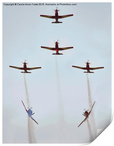  The Roulettes Print by Carole-Anne Fooks
