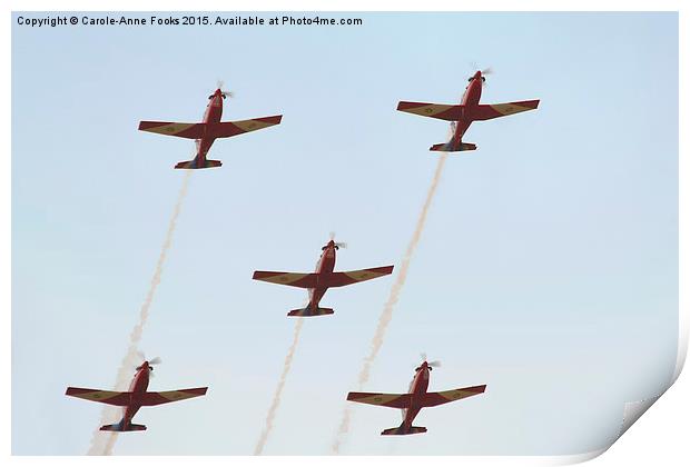 The Roulettes Print by Carole-Anne Fooks