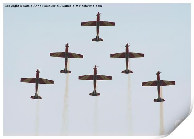   The Roulettes  Print by Carole-Anne Fooks