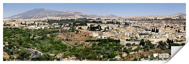 The Medina, Fes Print by Carole-Anne Fooks