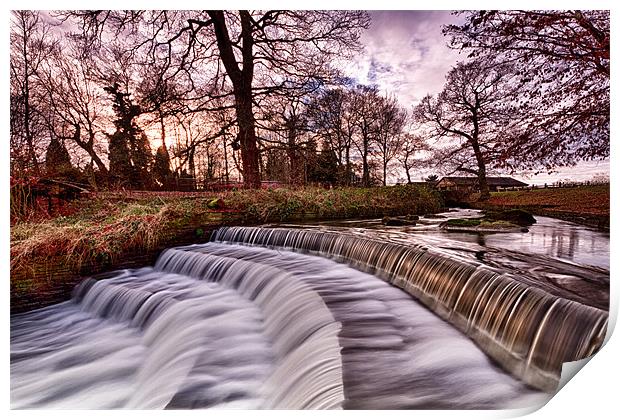 Water Blur Print by Chris Andrew