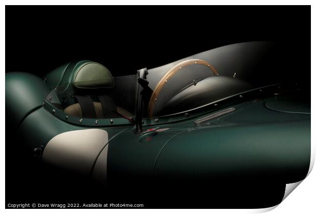 Aston Martin DBR1 Print by Dave Wragg