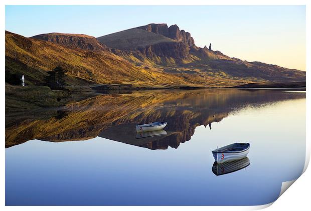  Storr Reflected Print by Dave Wragg