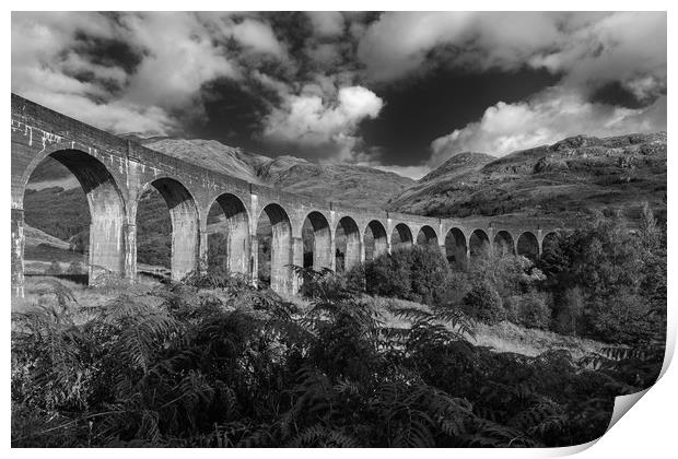 Glenfinnan Viaduct Print by Pam Sargeant