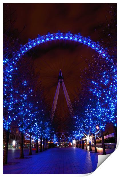 London Eye Print by Andrew Holland