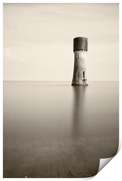 Old Lookout Print by Andrew Holland