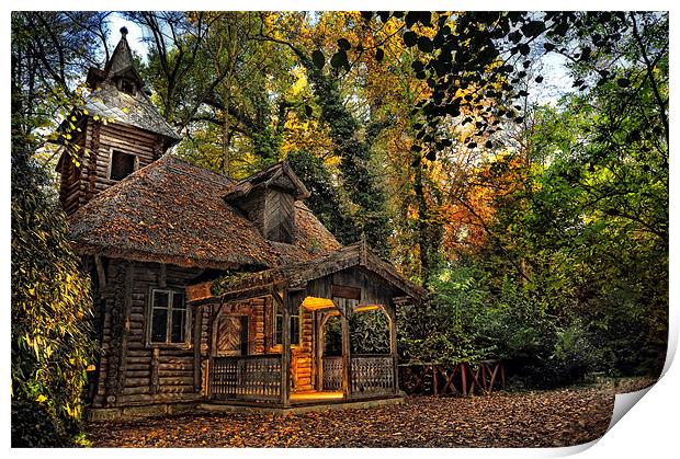 The cottage Print by Gabor Dvornik