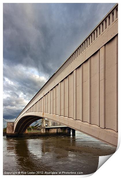 Conway road bridge Print by Rob Lester
