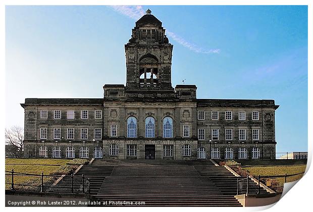 Wallasey Town Hall Print by Rob Lester