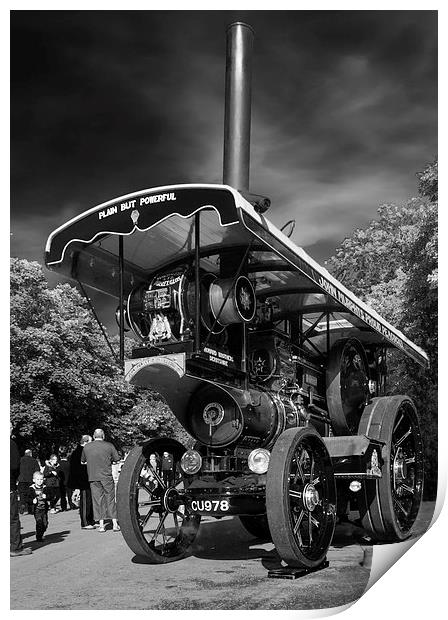 Showman`s (Traction) Engine_Reknown Print by Rob Lester