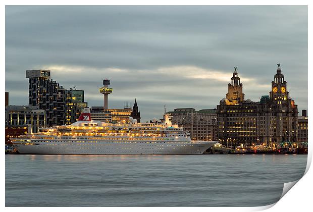  Liverpool Dawn Print by Rob Lester