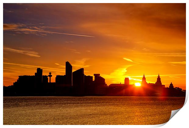 Liverpool  glory Print by Rob Lester