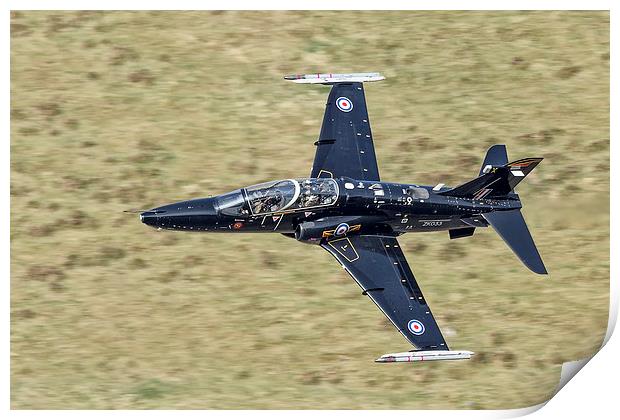  BAE hawk, Double thumbs up Print by Rob Lester