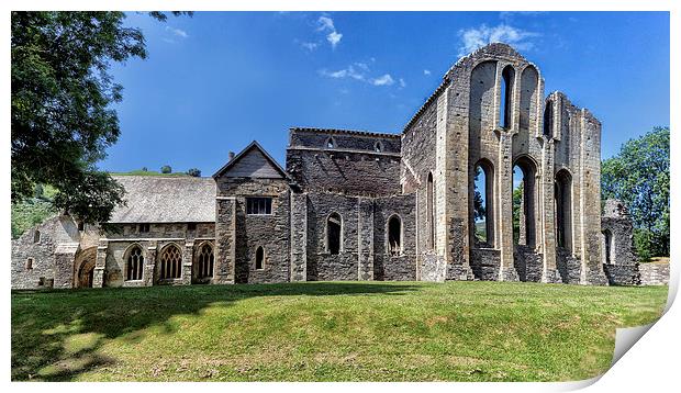  Valle Crucis Abbey ( panorama) Print by Rob Lester