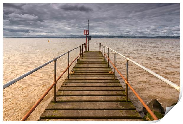 The Jetty  at West Kirby Print by Rob Lester
