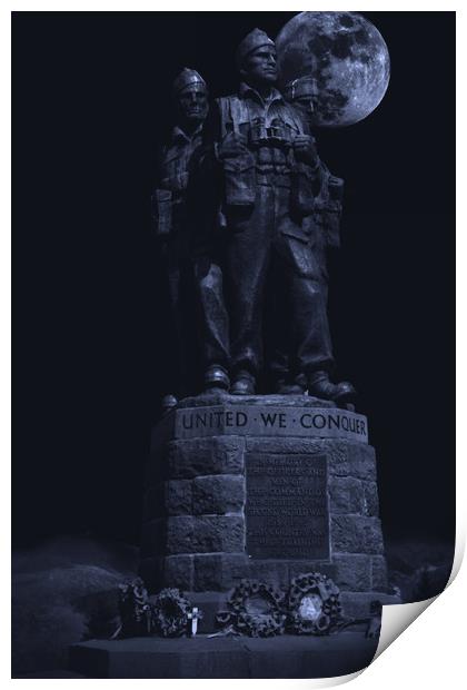 Commandos, Strike by night Print by Rob Lester