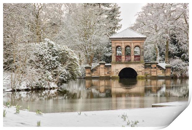 The Roman Boat house, Birkenhead park Print by Rob Lester