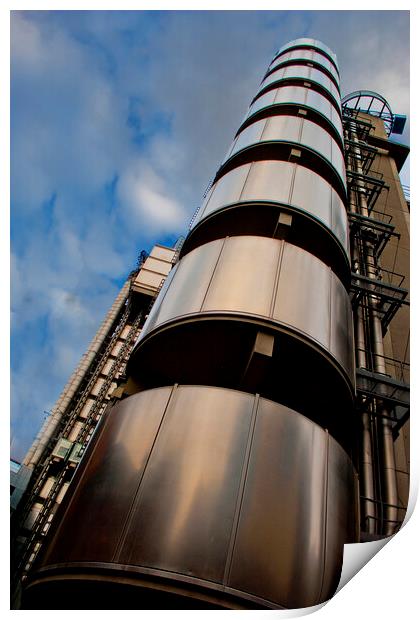 Lloyds of London Building England UK Print by Andy Evans Photos