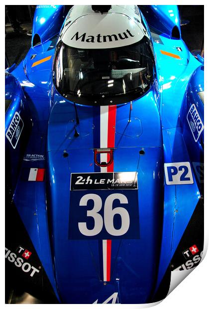 Alpine A470-Gibson Sports Motor Car Print by Andy Evans Photos