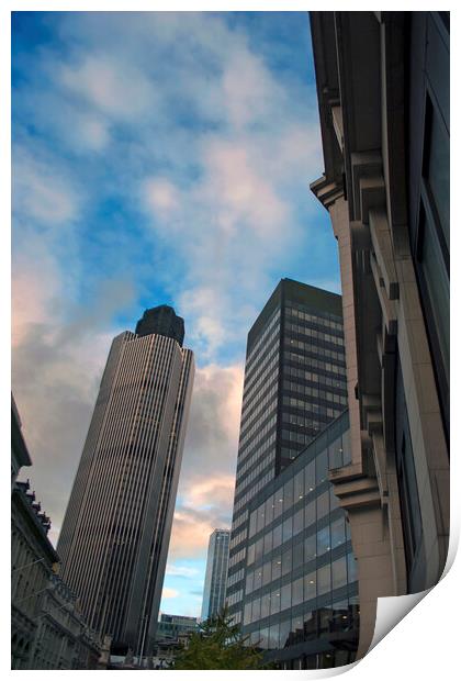 Tower 42 Formerly Natwest Building London UK Print by Andy Evans Photos