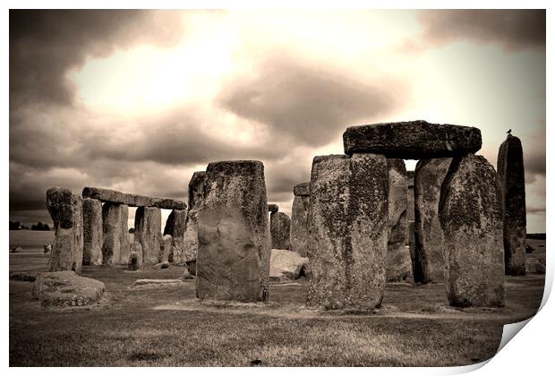 Stonehenge: Timeless English Heritage Print by Andy Evans Photos