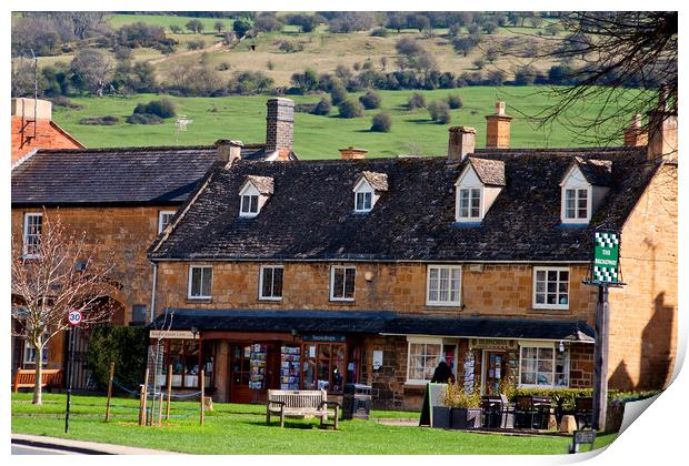 Quintessential Broadway: The Heart of Cotswolds Print by Andy Evans Photos