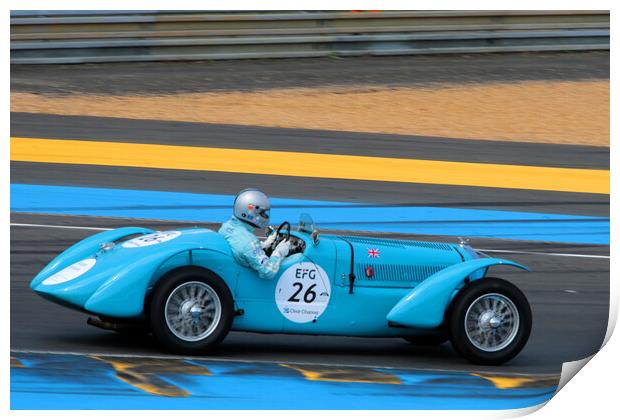Delage D6-70 S Classic Sports Car Print by Andy Evans Photos