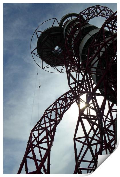 2012 Olympics ArcelorMittal Orbit Tower Print by Andy Evans Photos