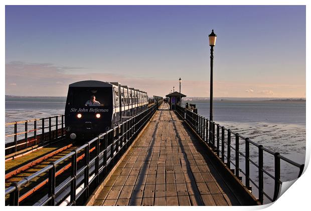 Southend on Sea Pier Essex England Print by Andy Evans Photos