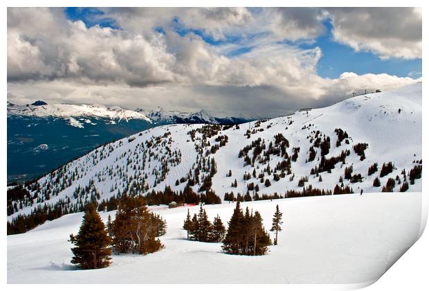 Jasper Canadian Rockies Alberta Canada Print by Andy Evans Photos