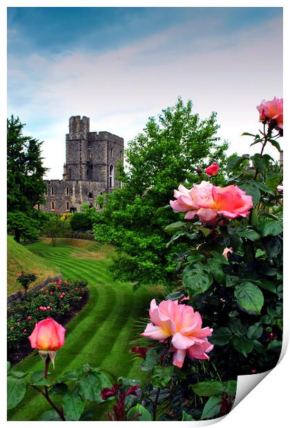 Windsor Castle Home To The Queen Berkshire Print by Andy Evans Photos
