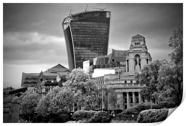 20 Fenchurch Street Trinity House London Print by Andy Evans Photos