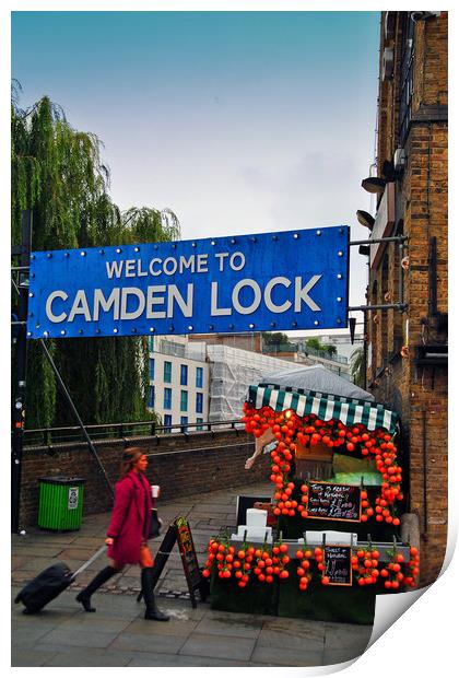 Camden Lock Market London NW1 England Print by Andy Evans Photos