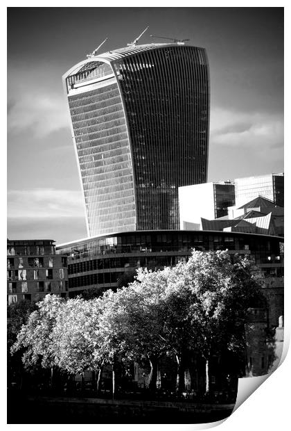 20 Fenchurch Street Walkie-Talkie Building Print by Andy Evans Photos