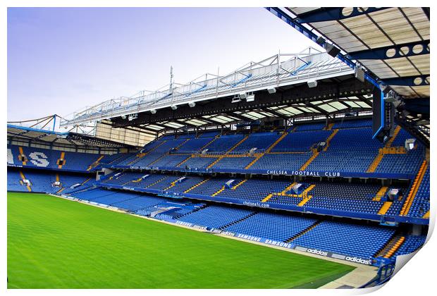 Stamford Bridge East Stand Print by Andy Evans Photos