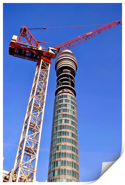 Towering Over London Print by Andy Evans Photos