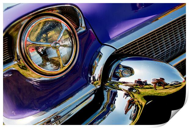 The Iconic 1956 Cadillac Eldorado Biarritz Print by Andy Evans Photos