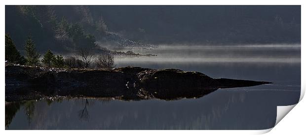 Serentity At Loch Doon Print by David Hancox