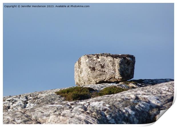 Erratics #2 Print by Jennifer Henderson