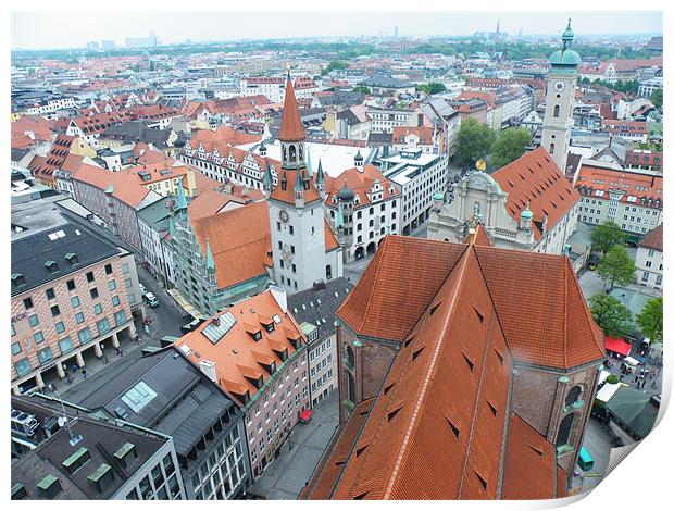 Munich Vista Print by Ian McNicholls