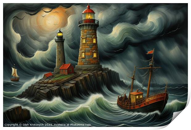 Lighthouse I Print by Olgast 