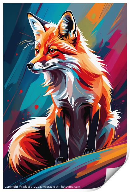Red Fox I Print by Olgast 
