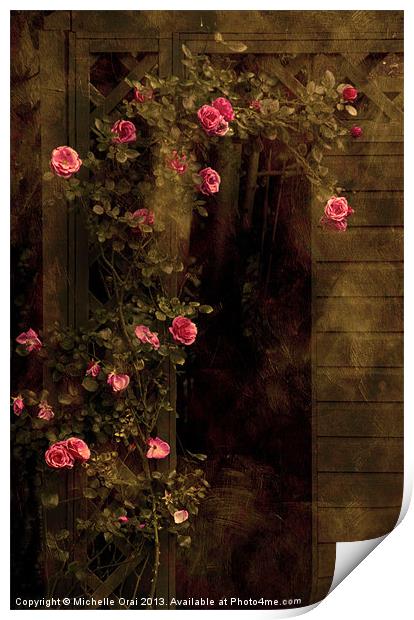 The Rose Arch Print by Michelle Orai