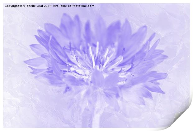 Pastel Purple Print by Michelle Orai