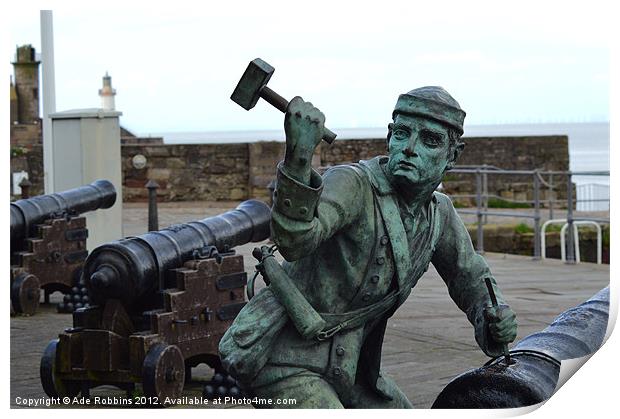 John Paul Jones,Whitehaven Print by Ade Robbins