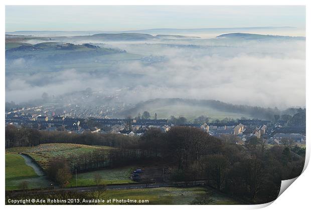 Misty View Print by Ade Robbins