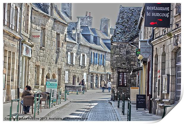 Roscoff HDR effect Print by Ade Robbins