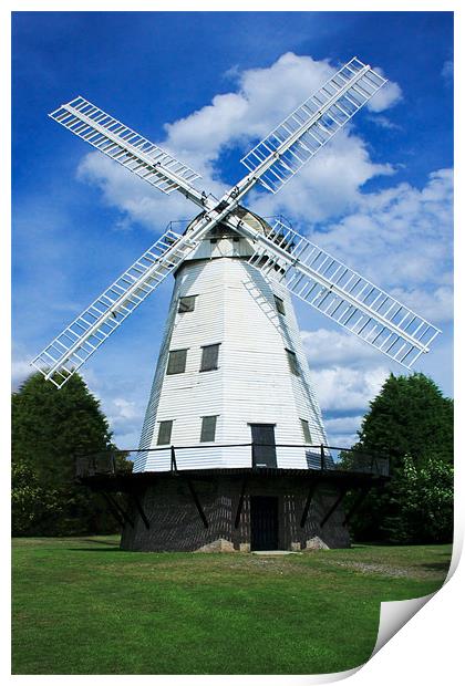 Upminster Windmill Essex Print by Philip Dunk