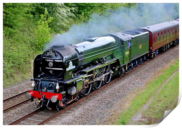 Tornado 60163 With The Pennine Explorer 3 Print by Colin Williams Photography