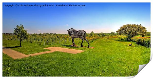 The Featherstone War Horse - 9 Print by Colin Williams Photography
